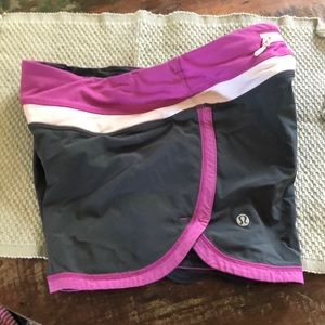 Lululemon running shorts size 2